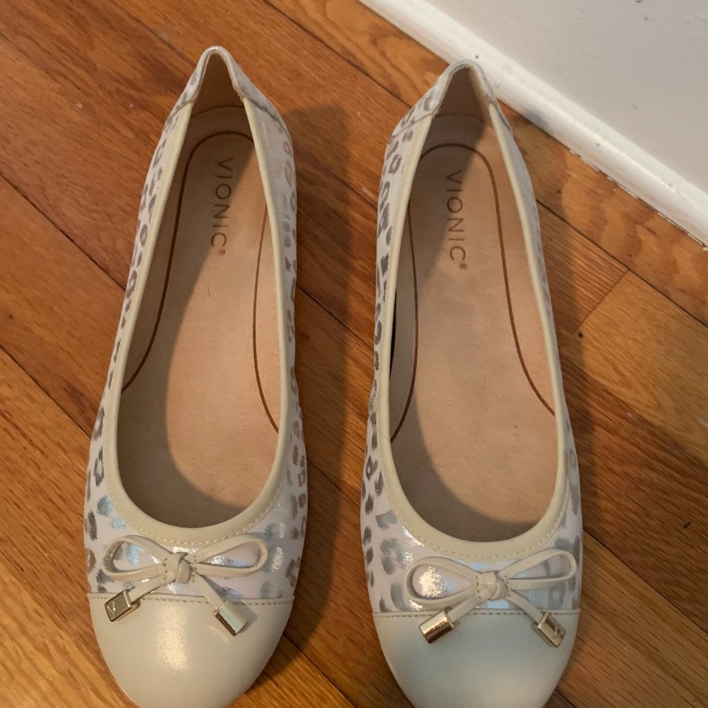 MINNA BALLET FLAT in Cream